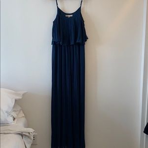 Royal blue long dress